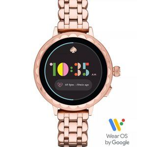 Kate Spade Rose Gold Scallop Smartwatch 2- EUC